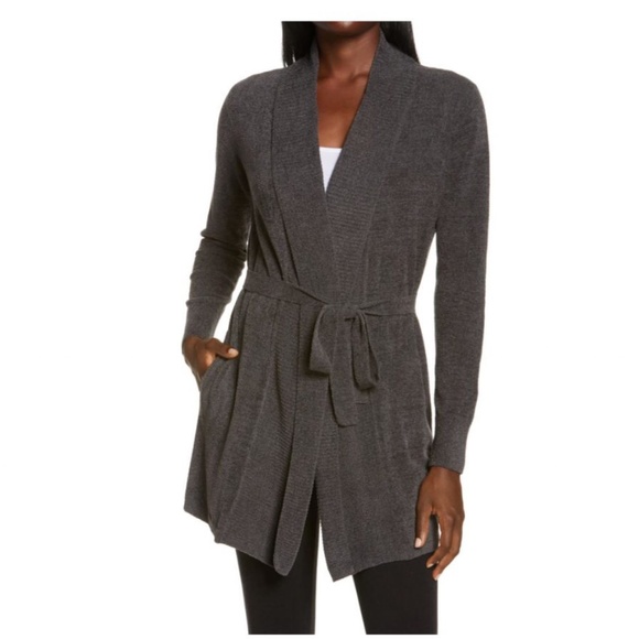 Barefoot Dreams Drape Rib Cardigan - Picture 3 of 3